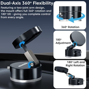 Magnetic Suction Cup Phone Stand
