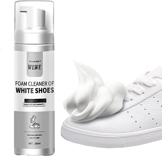 WLWE shoe cleaner, effective, fast, restores shoes, deep clean solution.